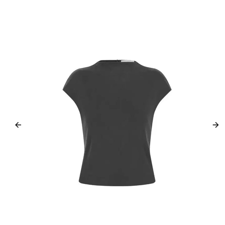 [BUNJANG] Amomento Mock Neck Top Charcoal Size 0 / 아모멘토 모크넥 탑 차콜