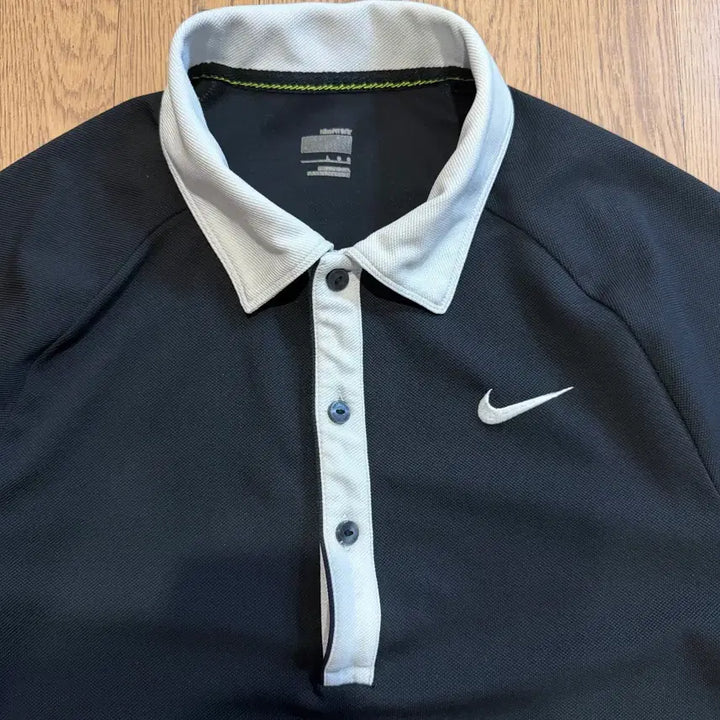 [BUNJANG] Nike Swoosh Woven Polo Shirt / Nike 스우시 우븐 폴로 셔츠