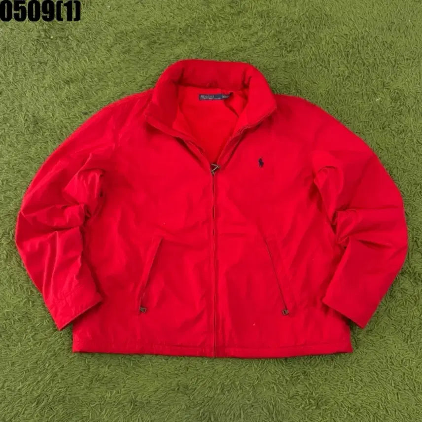 [BUNJANG] Polo Ralph Lauren Red Windbreaker Jacket XL / 폴로 랄프로렌 레드 바람막이 자켓 XL