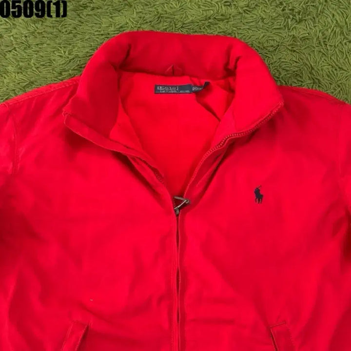 [BUNJANG] Polo Ralph Lauren Red Windbreaker Jacket XL / 폴로 랄프로렌 레드 바람막이 자켓 XL