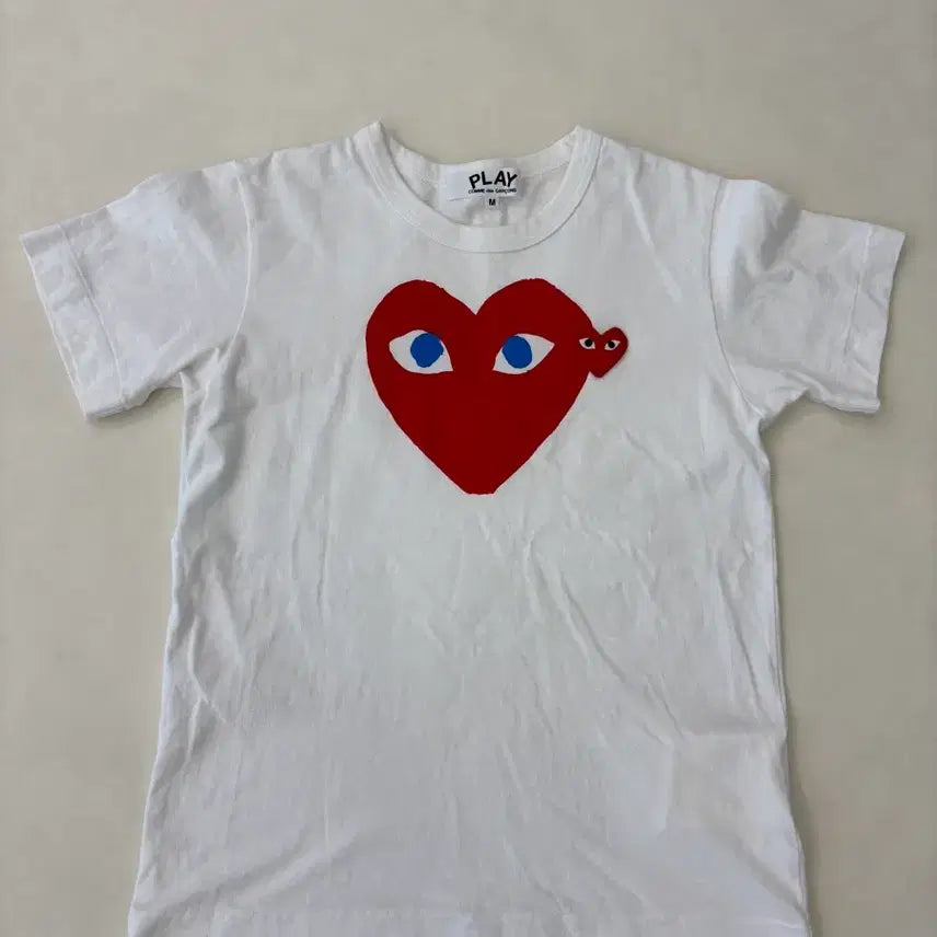[BUNJANG] Comme des Garçons Red Heart T-Shirt Women&