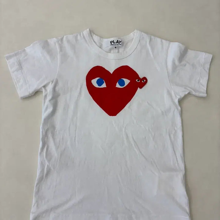 [BUNJANG] Comme des Garçons Red Heart T-Shirt Women&