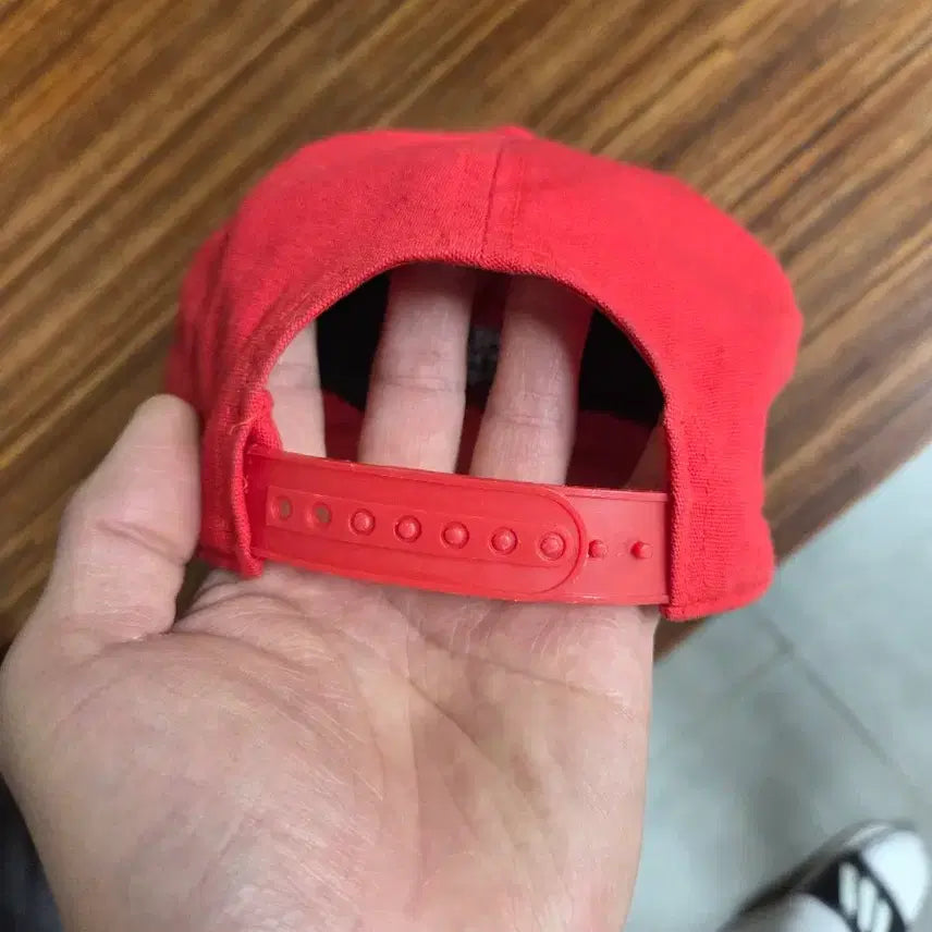 [BUNJANG] The North Face Cotton Red Ball Cap Hat Free Size / 노스페이스 코튼 레드 볼캡 모자 프리