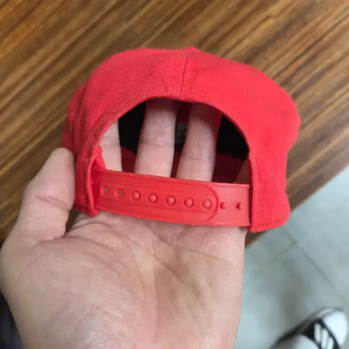 [BUNJANG] The North Face Cotton Red Ball Cap Hat Free Size / 노스페이스 코튼 레드 볼캡 모자 프리