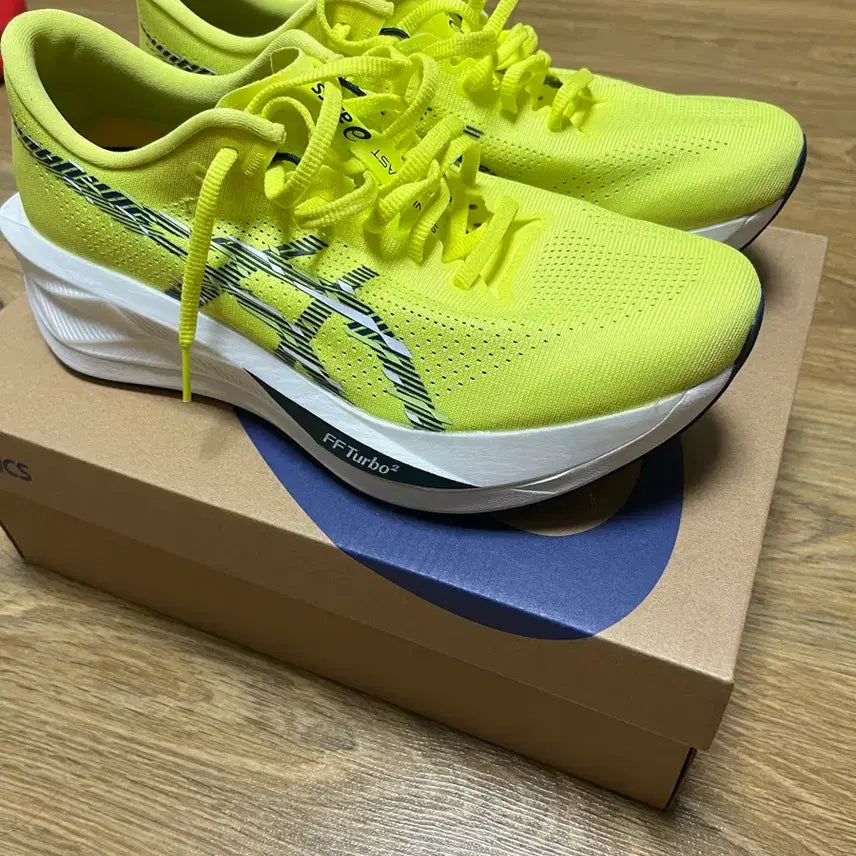 [BUNJANG] Asics Sonicblast 270 Citron Tranquil Teal Running Shoes / 아식스 소닉블라스트 270 시트론 트랜킬 틸