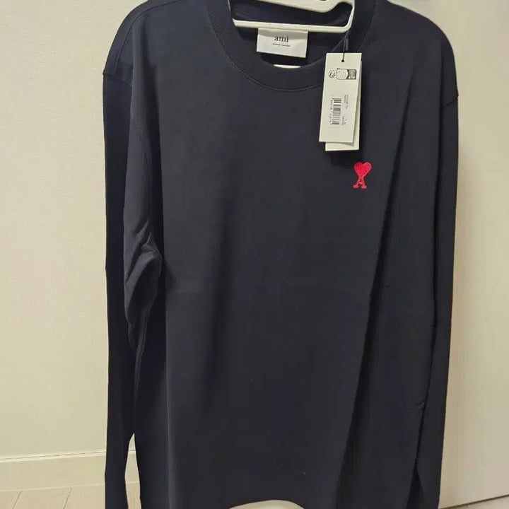 [BUNJANG] AMI Signature Heart Logo Long Sleeve T-Shirt / 아미 티셔츠 긴팔 팝니다. 병행수입 정품