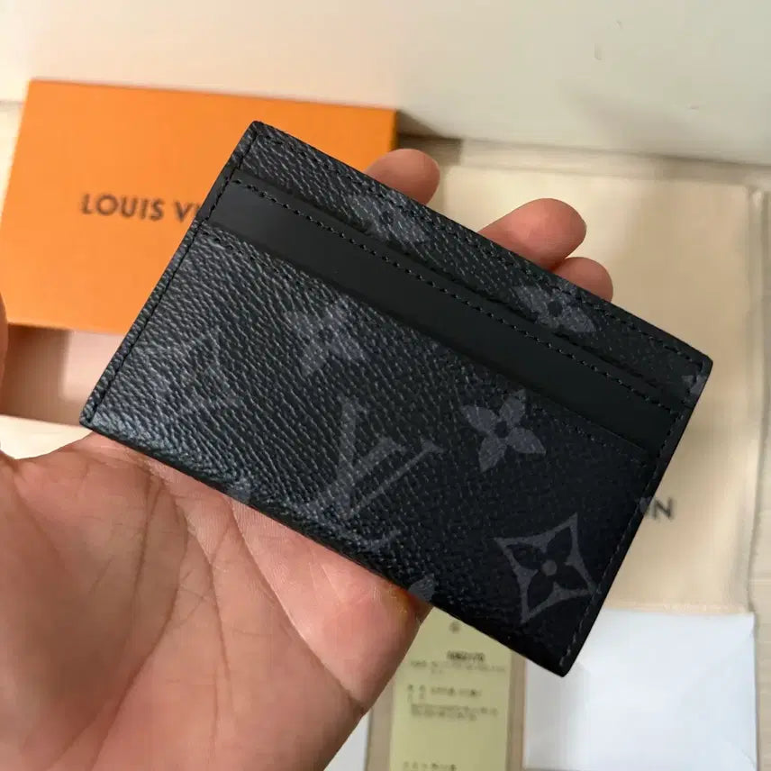 [BUNJANG] Louis Vuitton Eclipse Card Holder Black / [S급/풀구성] 루이비통 이클립스 카드지갑 블랙