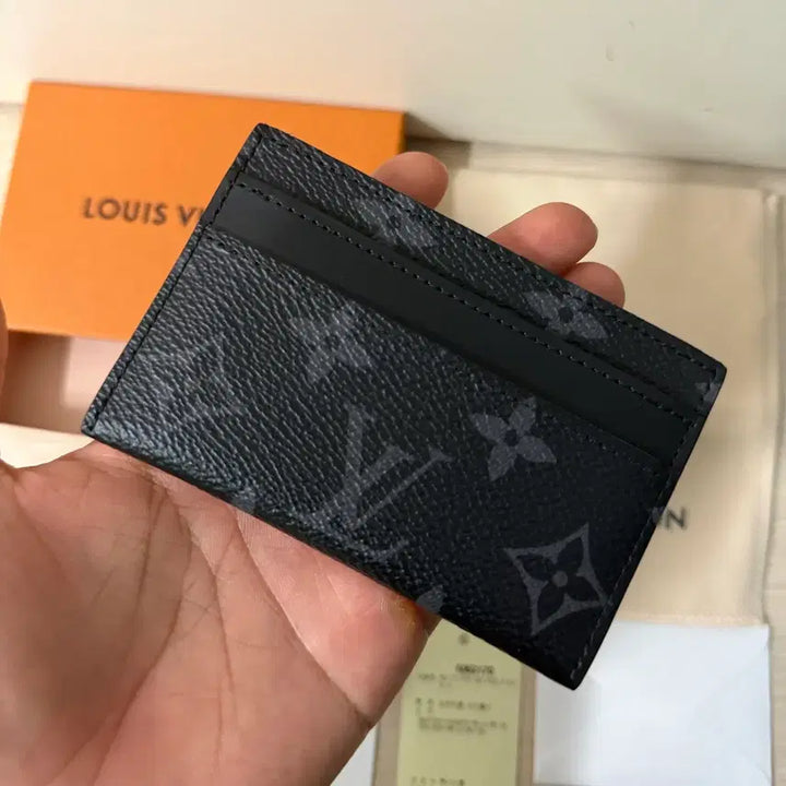 [BUNJANG] Louis Vuitton Eclipse Card Holder Black / [S급/풀구성] 루이비통 이클립스 카드지갑 블랙