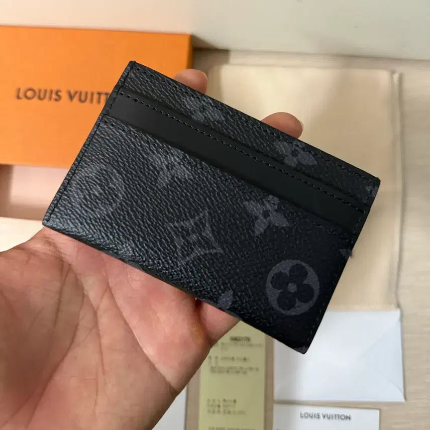[BUNJANG] Louis Vuitton Eclipse Card Holder Black / [S급/풀구성] 루이비통 이클립스 카드지갑 블랙