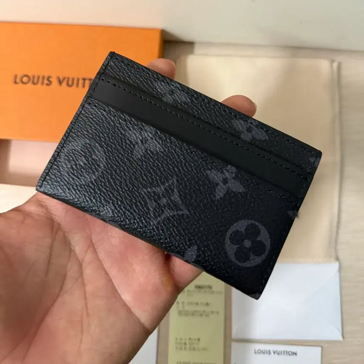 [BUNJANG] Louis Vuitton Eclipse Card Holder Black / [S급/풀구성] 루이비통 이클립스 카드지갑 블랙