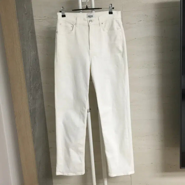 [BUNJANG] Claudie Pierlot White Straight Fit Denim Pants Size 27 / 끌로디피에로 신상 데님 팬츠 27