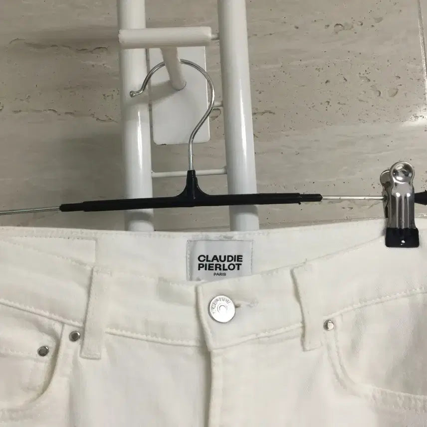 [BUNJANG] Claudie Pierlot White Straight Fit Denim Pants Size 27 / 끌로디피에로 신상 데님 팬츠 27