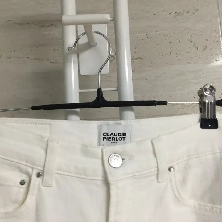 [BUNJANG] Claudie Pierlot White Straight Fit Denim Pants Size 27 / 끌로디피에로 신상 데님 팬츠 27