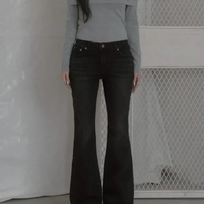 [BUNJANG] Black Bootcut Pants - Size S (26ss) / (새상품)카키포인트 부츠컷 블랙 s 26ss
