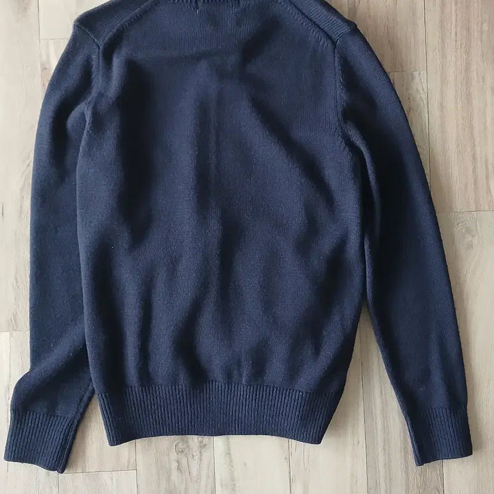 [BUNJANG] Giordano Navy Zip-Up Knit Cardigan M (95) / 지오다노 네이비 집업 니트 가디건 M 95