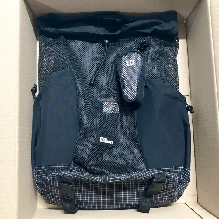 [BUNJANG] Wilson 26SS Drawstring Netplay Backpack / (새상품)윌슨 26ss 신상 드로우스트링 네트플레이 백팩