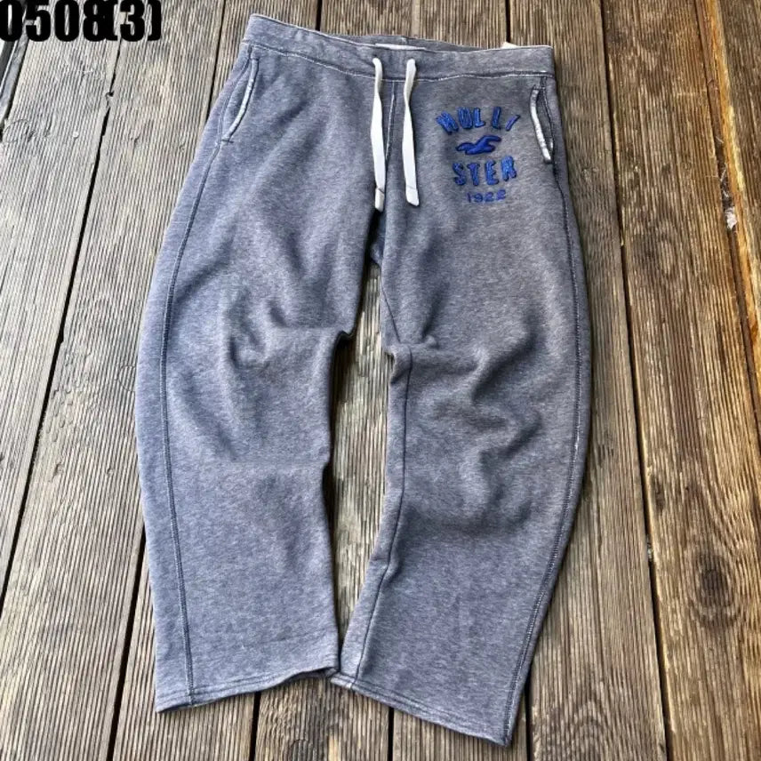 [BUNJANG] Hollister Grey 7/8 Length Training Pants M / 홀리스터 그레이 트레이닝 7부 바지m 0508