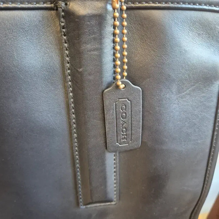 [BUNJANG] Coach Glove-tanned Leather Black Big Tote Bag / Coach 올드 코치 글러브탠드 레더 블랙 빅 토트백