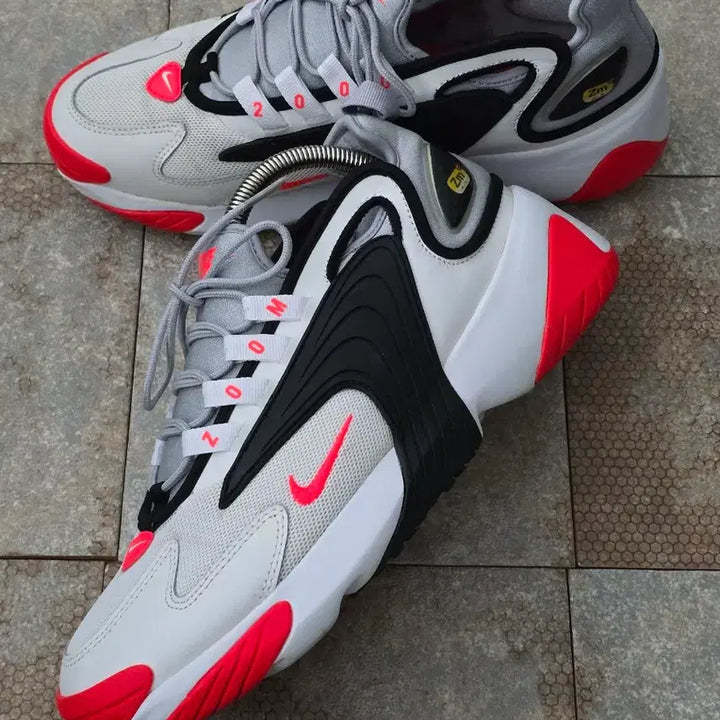 [BUNJANG] Nike Zoom 2K White/Black/Red Sneakers Size 270 / (270)나이키 줌 2k 흰검빨 스니커즈