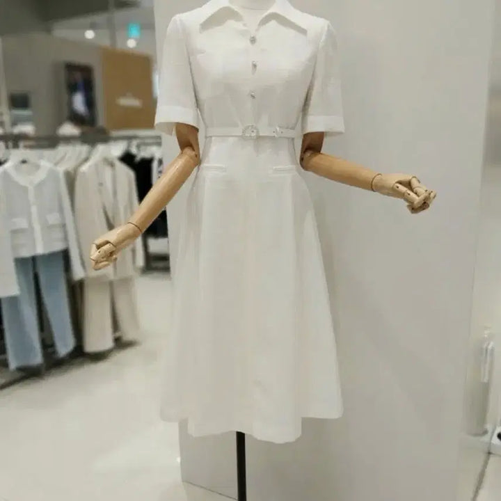 [BUNJANG] It Michaa Belted Flare Dress / (졸업식, 상견례룩) 잇미샤 it michaa 벨티드 플레어 원피스 (벨