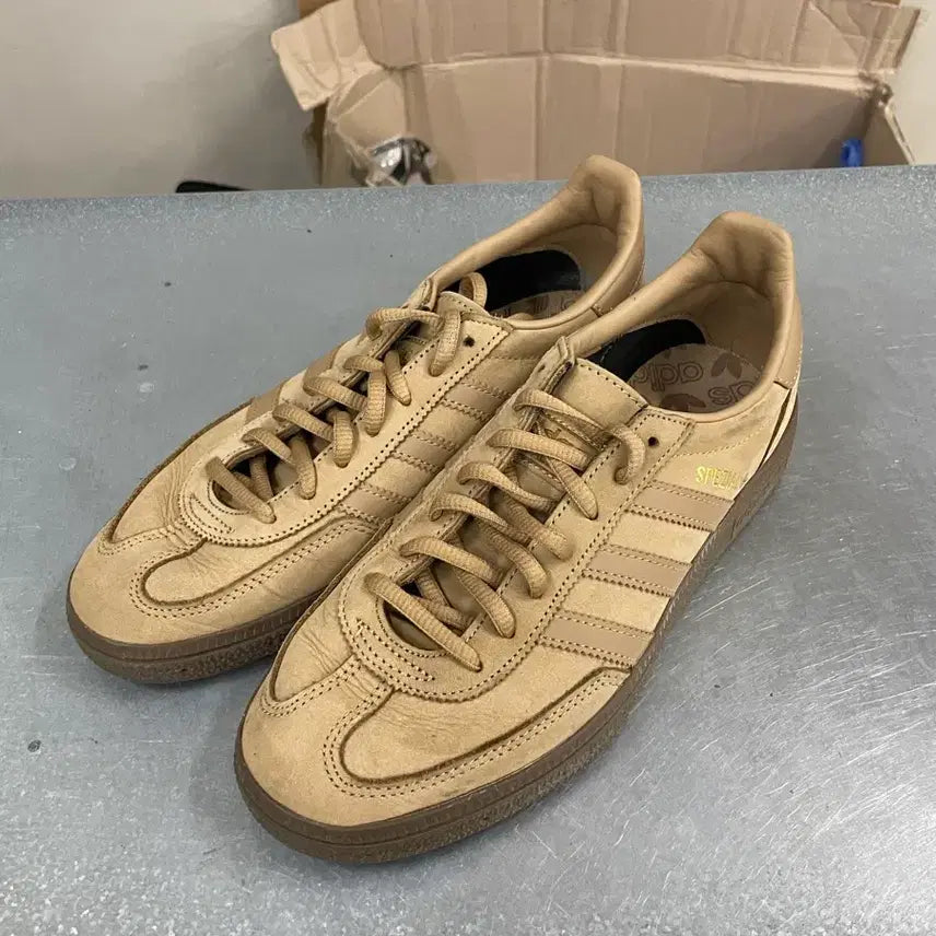 [BUNJANG] Adidas Handball Spezial Cardboard Brown Shoes / 아디다스 핸드볼 스페지알 카드보드 브라운 245