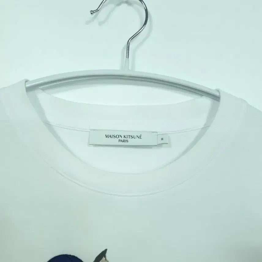 [BUNJANG] Maison Kitsuné Fox Printing Short Sleeve T-Shirt White / 메종키츠네 폭스 프린팅 반팔 티셔츠 화이트