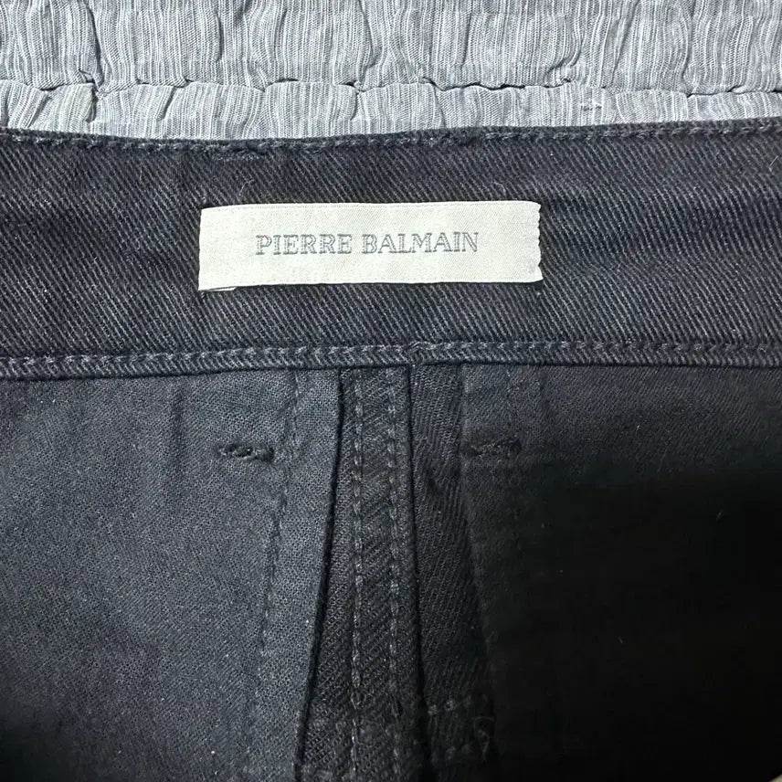[BUNJANG] Pierre Balmain Black Cargo Pants / 피에르 발망 블랙 카고 팬츠 46