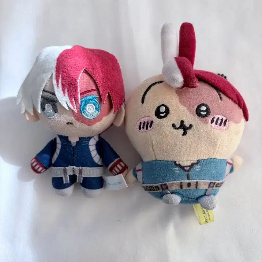 [BUNJANG] My Hero Academia Todoroki Usagi Mascot Plush Bundle Set / 히로아카 토도로키 우사기 마스코트 누이 일괄