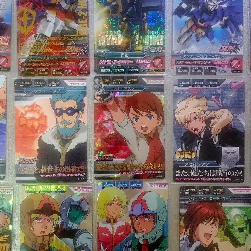 [BUNJANG] Bandai Gundam Try Age Card Bundle Set (2011) / 반다이 건담 카드 2011년 출시 45장 일괄