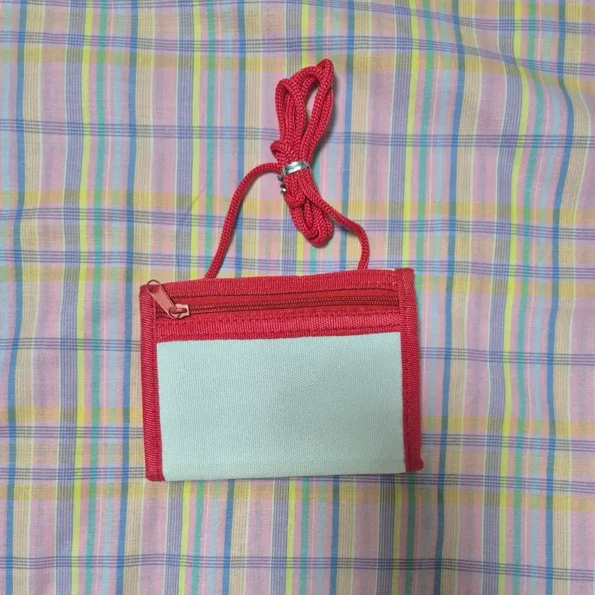 [BUNJANG] Cherry Pixel Trifold Wallet / 미사용 새제품 레트로 체리 픽셀 3단지갑