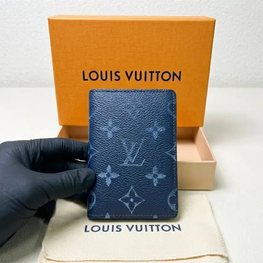 [BUNJANG] Louis Vuitton Pocket Organizer Monogram Gradient / [미사용/정품] 루이비통 지갑 오거나이저 그라디언트