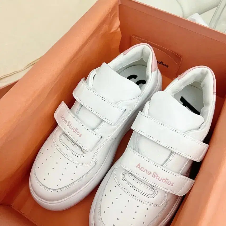 [BUNJANG] Acne Studios Pink Velcro Sneakers - Women&