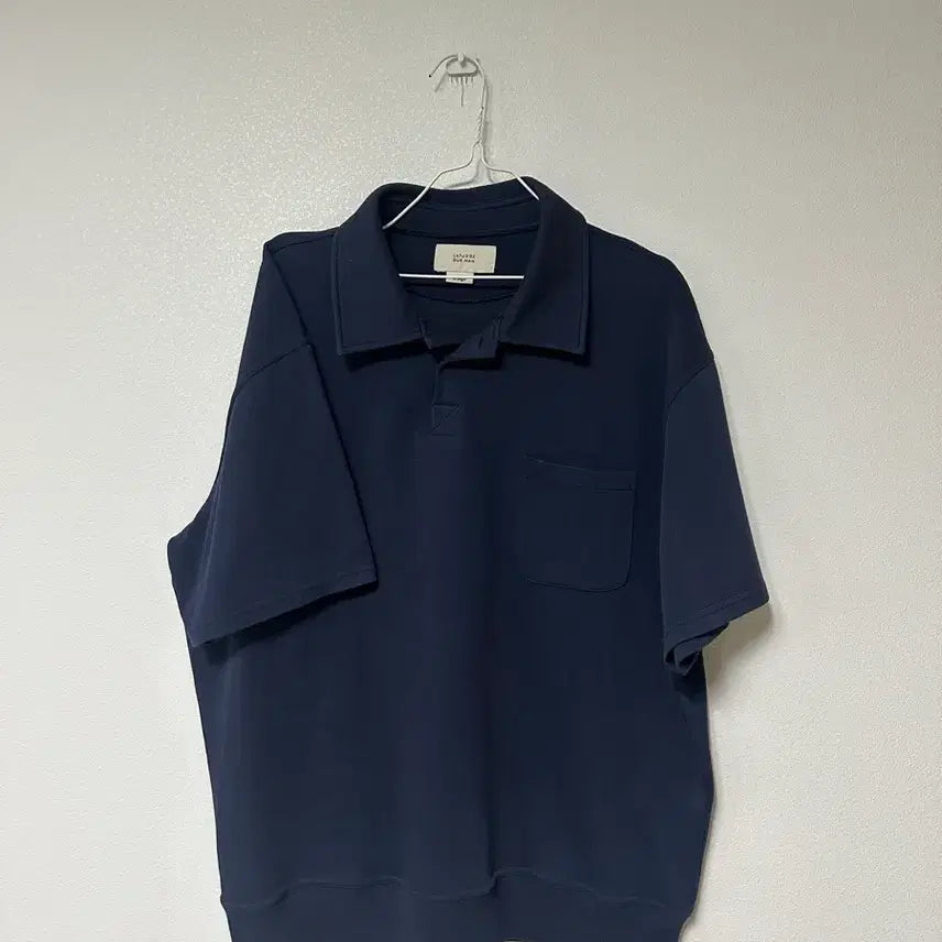 [BUNJANG] Navy Pocket Short Sleeve T-Shirt / 네이비 포켓 반팔 티셔츠