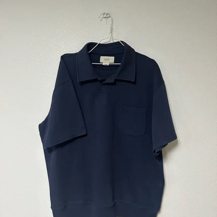 [BUNJANG] Navy Pocket Short Sleeve T-Shirt / 네이비 포켓 반팔 티셔츠