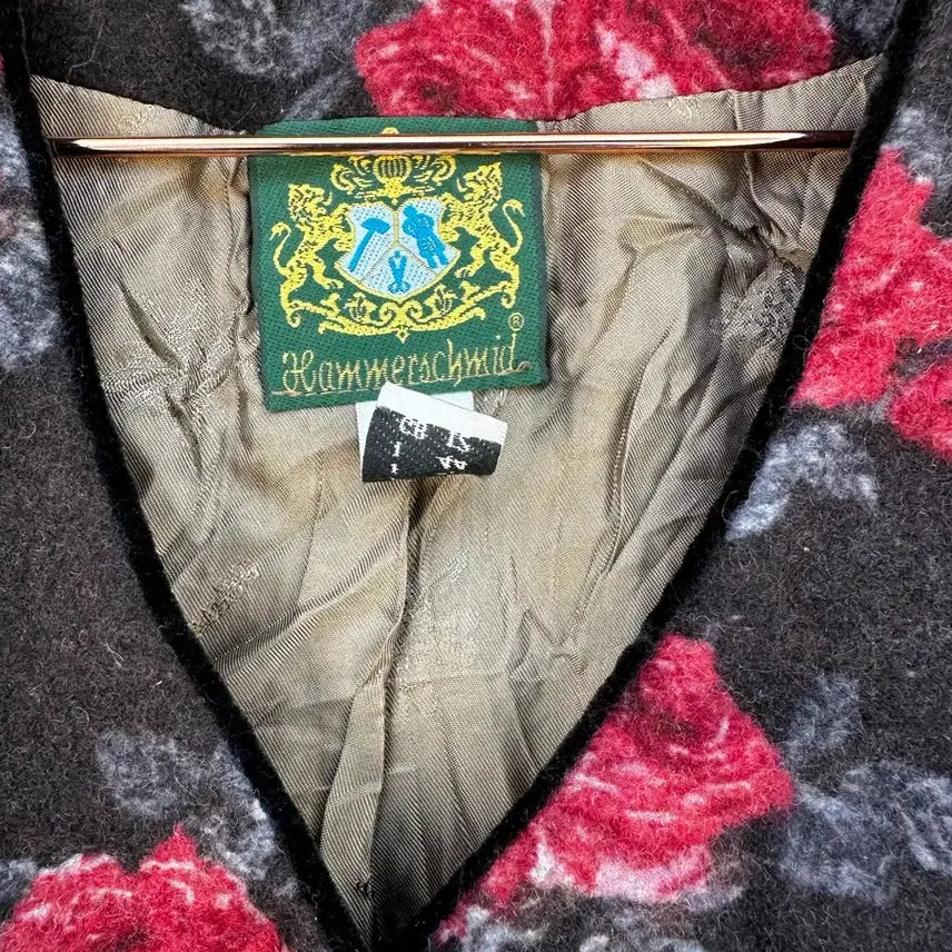 [BUNJANG] Hammerschmid Rose Pattern Wool Vest / 해머슈미트 장미 패턴 울 베스트