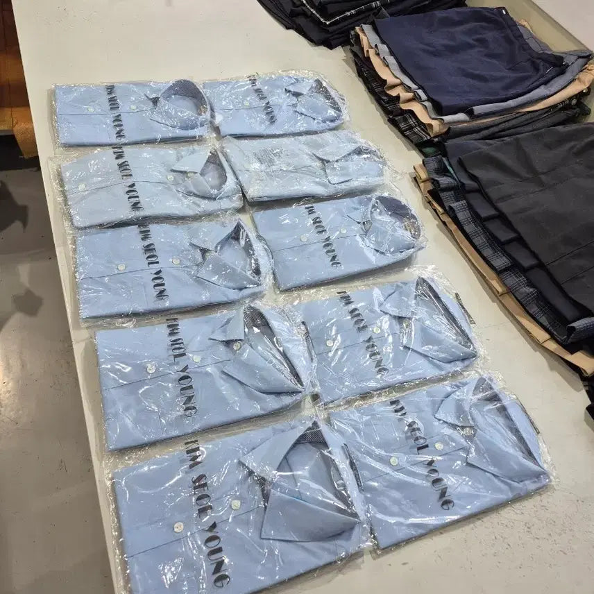 [SOLD OUT] 신품남성 교복긴팔셔츠 사이즈100미만 10장