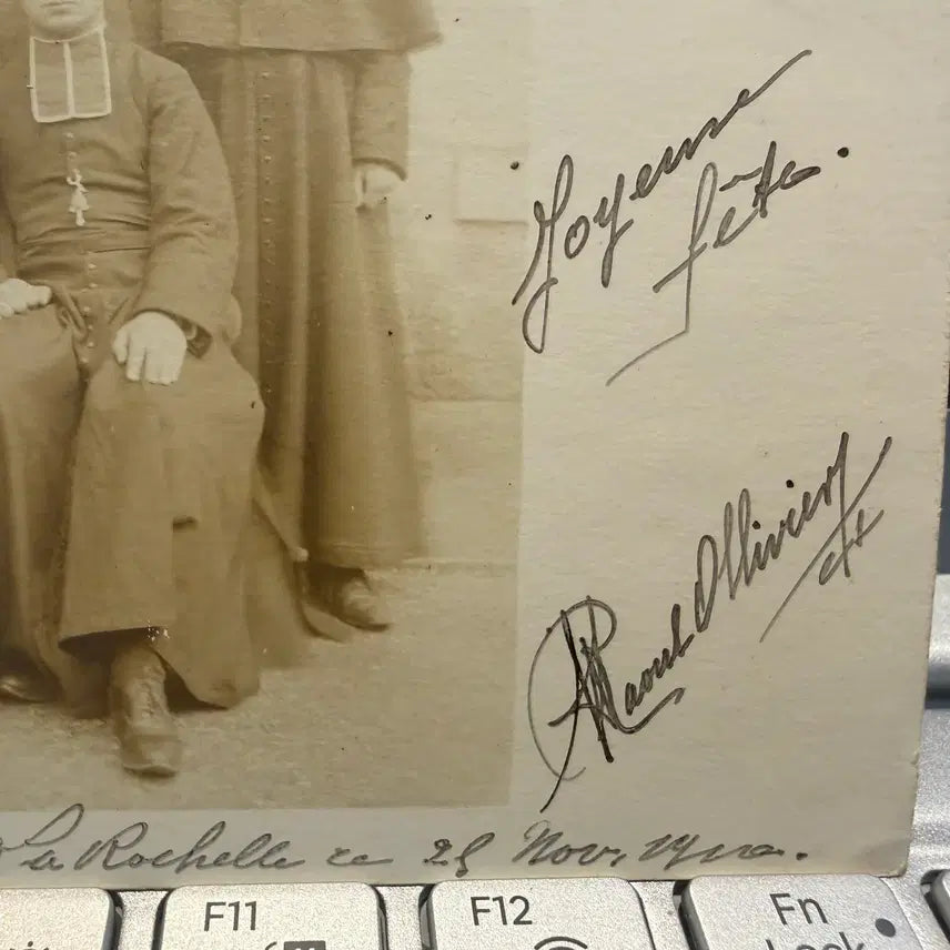[BUNJANG] Raoul Ollivier Signed Postcard from 1910 - Catholic Paris Foreign Missions Society Missionary to China / 1910년 - 카톨릭 파리외방전교회 중국 광동 선교사 라울 올리비에 신부
