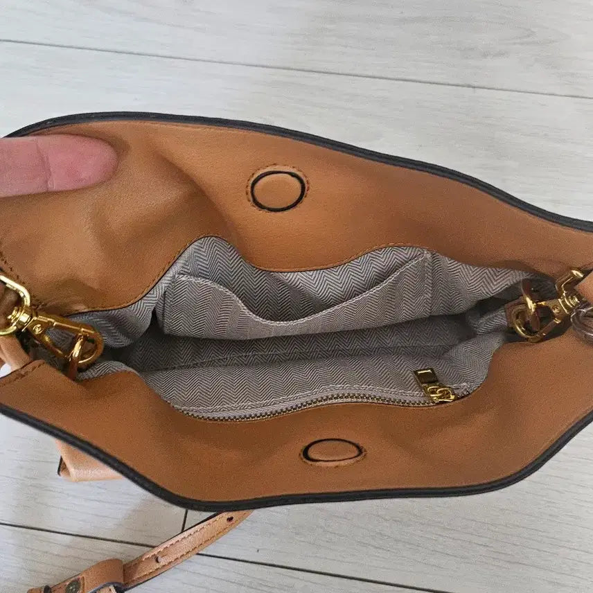 [BUNJANG] Genuine Leather Drawstring Bag / 소가죽 복조리백(새상품급)