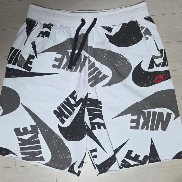 [BUNJANG] Nike AOP Logo Knit Shorts XL / [2XL, 체감 XL] 나이키 AOP 로고 니트 반바지 쇼츠