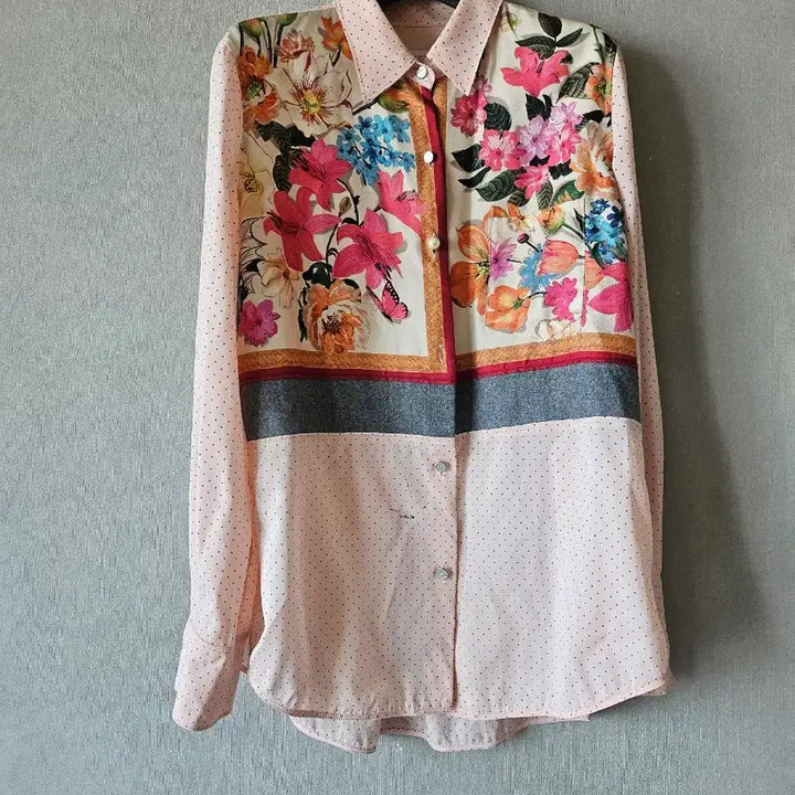 [BUNJANG] TIME Point Silk Blouse / 타임)토트포인트 실크 블라우스