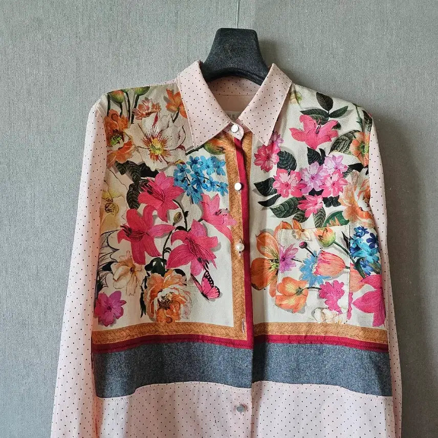 [BUNJANG] TIME Point Silk Blouse / 타임)토트포인트 실크 블라우스