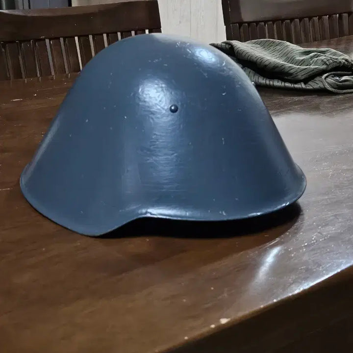 [BUNJANG] East German Military Helmet with Rain Pattern Cover / 동독군 철모