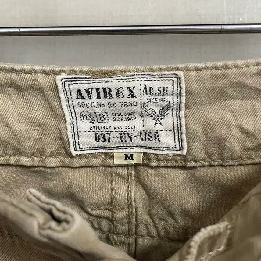 [BUNJANG] Avirex Cargo Pants Beige M / 아비렉스 카고 팬츠 베이지 M