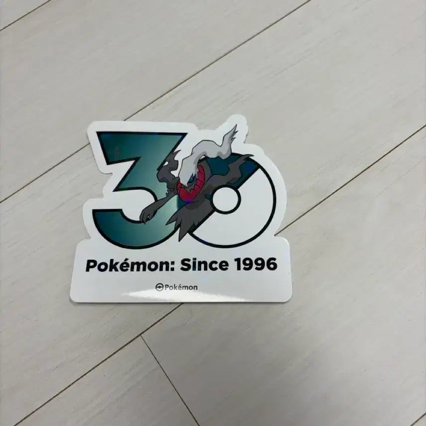 [BUNJANG] Pokemon 30th Anniversary Darkrai Sticker / 포켓몬 30주년 스티커 다크라이