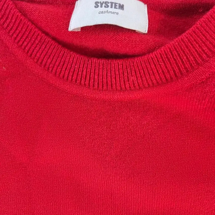 [BUNJANG] System Cashmere Knit Red / 시스템캐시미어