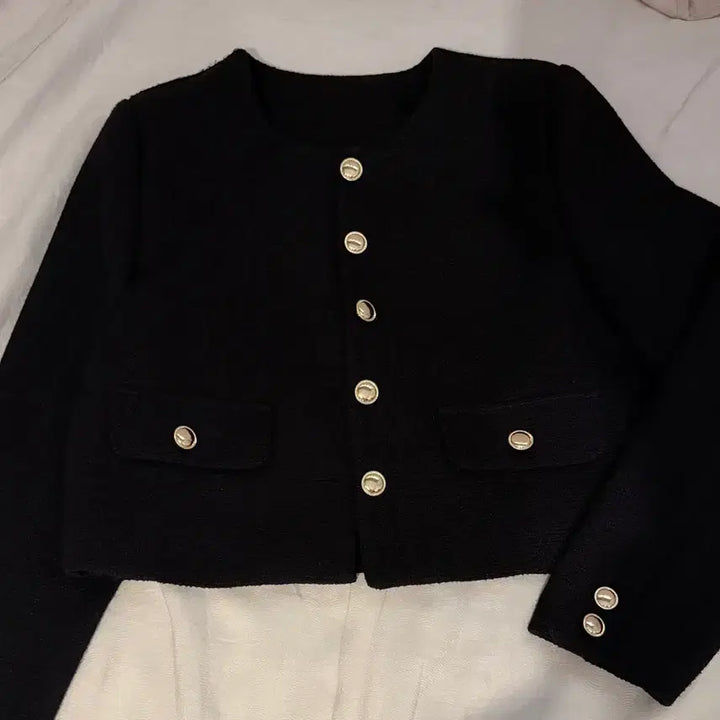 [BUNJANG] Gold Button Tweed Jacket / 트위드자켓 금장