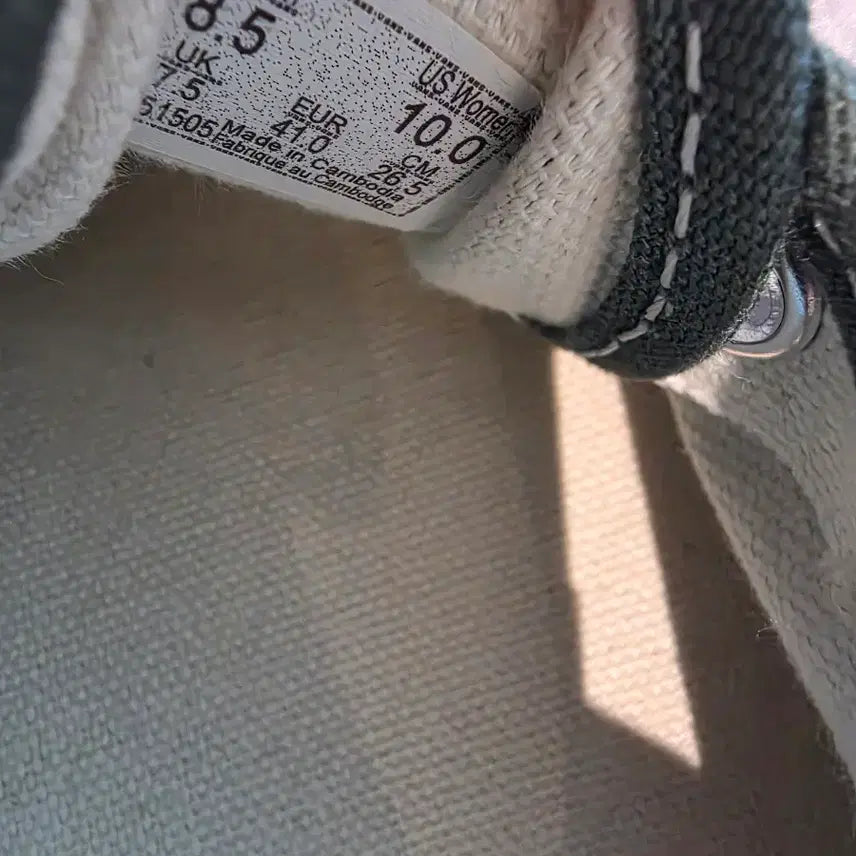 [BUNJANG] Vans Authentic Green Canvas Sneakers / 반스 어센틱 그린 캔버스 스니커즈