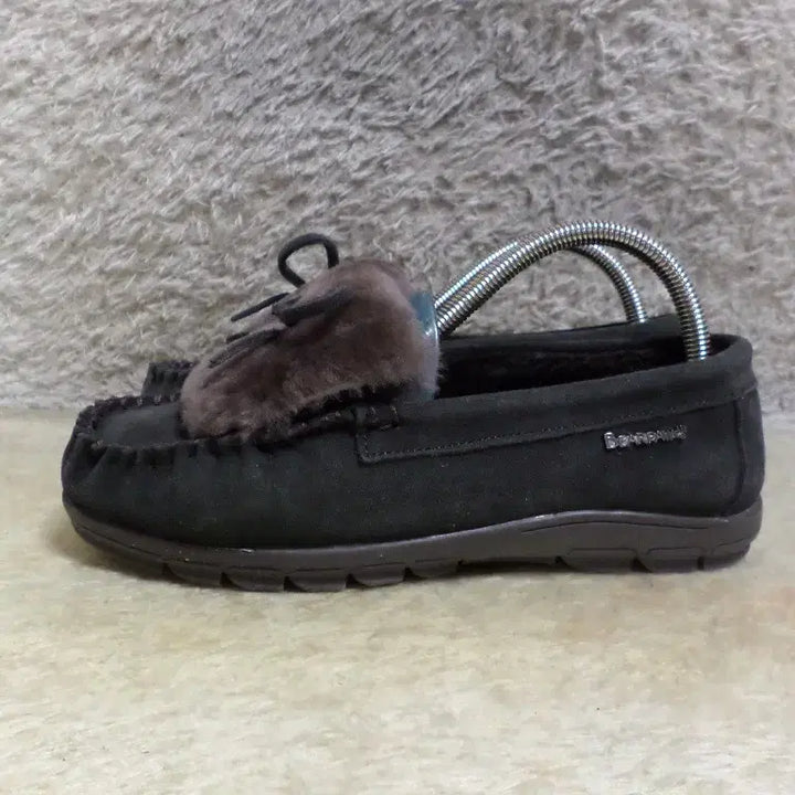 [BUNJANG] Bearpaw Brown Suede Moccasin Ankle Boots / 후루룩구제2 240 베어파우 털 단화 모카신 브라운 신발 260509