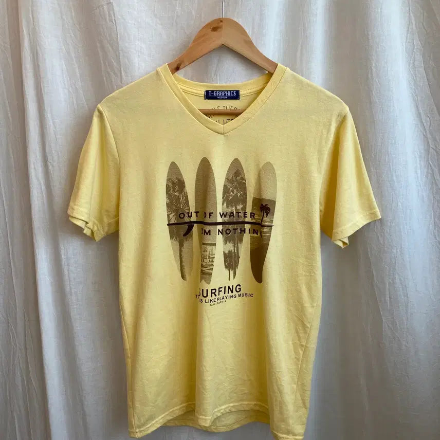 [BUNJANG] T-GRAPHICS Printed Short Sleeve T-Shirt (Men&