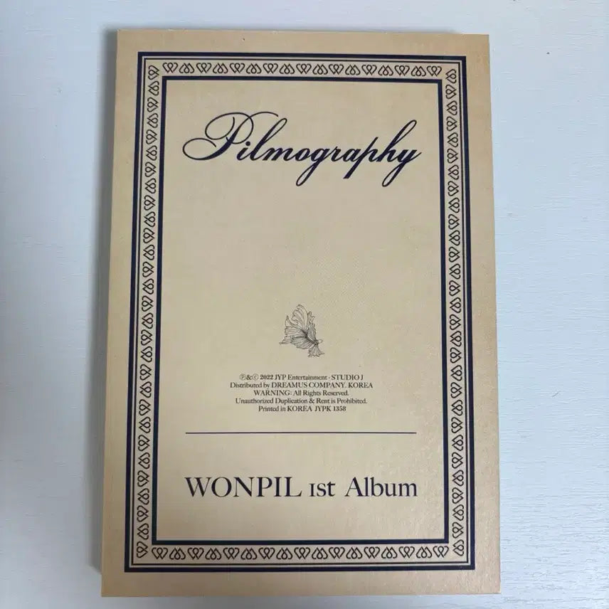 [BUNJANG] DAY6 Wonpil Filmography Album (Sealed) / 데이식스 원필 필모그래피 앨범